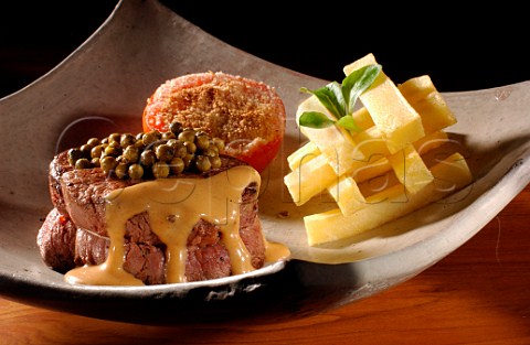 Fillet steak with pommes frites