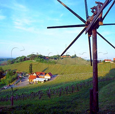 Polz winery and the Grassnitzberg vineyard   Spielfeld Styria Austria Sdsteiermark