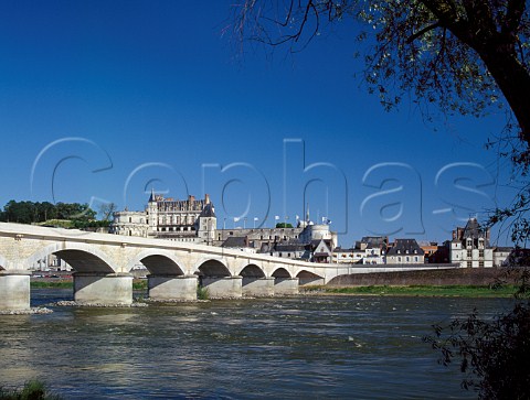 Bridge over the River Loire at Amboise  IndreetLoire France  Touraine