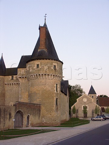 Castle in FougressurBivre  LoireetCher France  Cheverny and CourCheverny