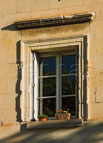 Window in Bourgueil IndreetLoire France     Touraine