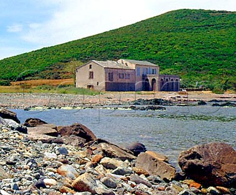 Winery of Domaine Pieretti on the shore at   Santa Severa Luri HauteCorse Corsica France   Vin de CorseCoteaux du Cap Corse