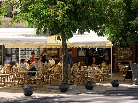 Caf terrace Cognac Charente France   PoitouCharentes