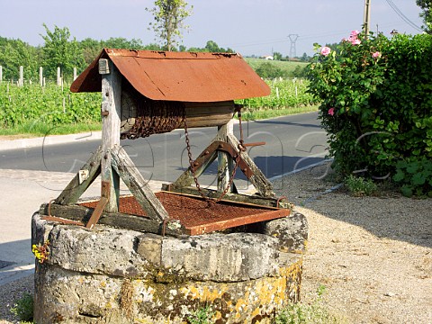 Old well in Mombrier Gironde France  Aquitaine