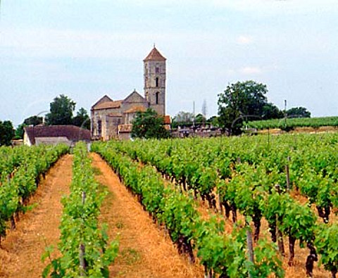 The church in StGeorges village  Gironde France   StGeorgesStmilion  Bordeaux