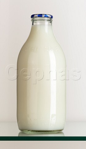 Bottle of fullcream milk