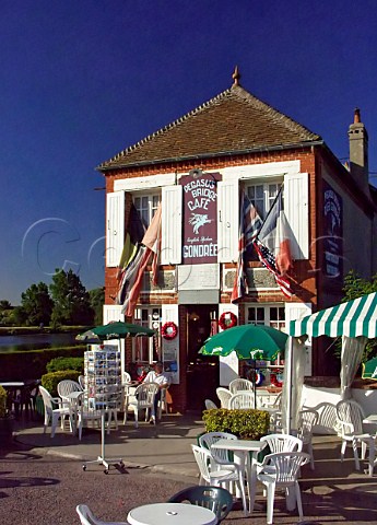 Caf at Pegasus Bridge Ouistreham The bridge was   the first objective to be captured as part of the   allied landings 6 June 1944 Calvados France   Basse Normandie