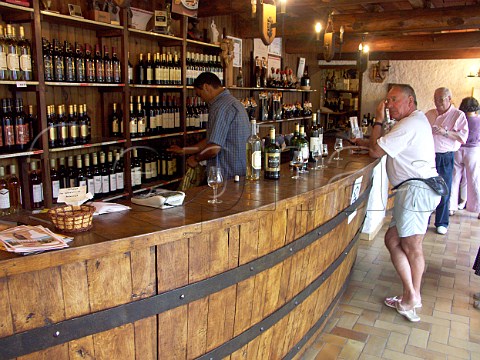 Tasting room at Cave de ltoile BanyulssurMer  PyrnesOrientales France  Banyuls and Collioure