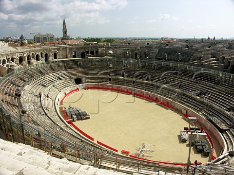 Roman Amphitheatre Nmes Gard France   LanguedocRoussillon