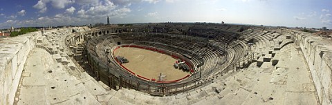 Roman Amphitheatre Nmes Gard France   LanguedocRoussillon