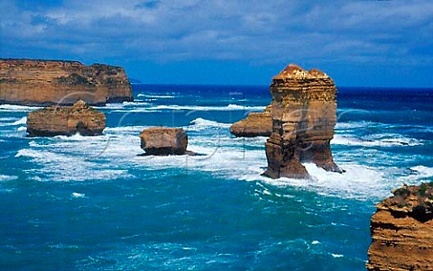 Coast near Loch Ard Gorge Port Campbell National   Park Victoria Australia