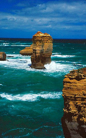 Coastline near Loch Ard Gorge Port Campbell  National Park Victoria Australia