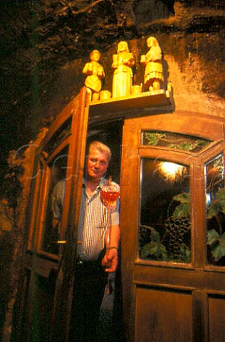 Anton Galavits of restaurant Bozi Rozi   Fertoboz near Sopron Hungary