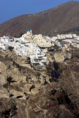 Village of Finikia near Ia Santorini Cyclades   Islands Greece