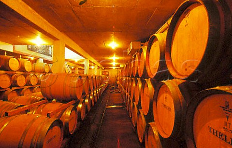 Barrel cellar of Thelema Mountain   Vineyards Stellenbosch South Africa