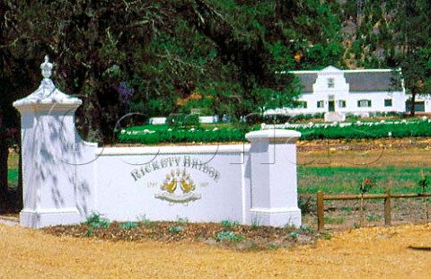 Rickety Bridge winery Franschhoek   South Africa    Paarl