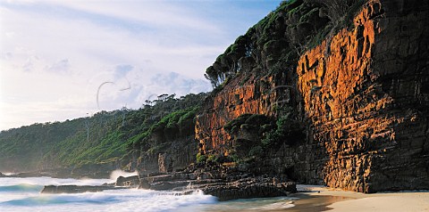 Wonboyn Beach at sunrise Nadgee Nature Reserve New   South Wales Australia