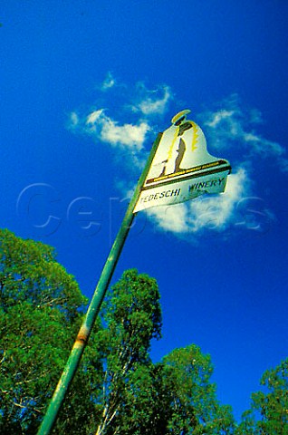Signpost for Tedeschi Winery Maui   Hawaii USA