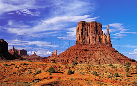 West Mitten mesa Monument Valley Arizona USA