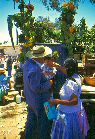 Visitors to wine festival of Tarija in   the Valle de la Concepcin Bolivia