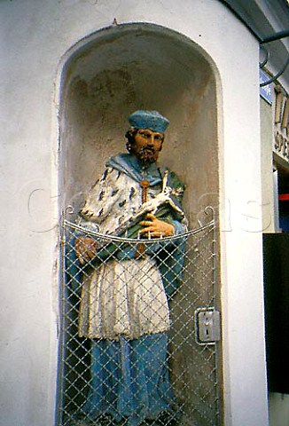 Shrine to St Urban patron of the   village  Gumpoldskirchen   Niederosterreich Austria