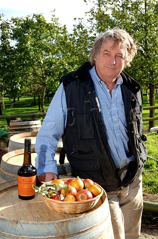 Julian Temperley in Burrow Hill orchard of the   Somerset Cider Brandy Company  Kingsbury Episcopi   Somerset England