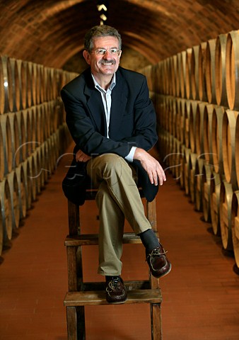 Guido de Santi winemaker of Querciabella Greve in   Chianti Tuscany Italy