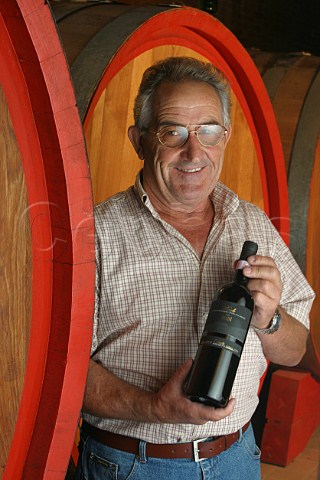 Sergio Gomba in his cellars at Boschetti near   Barolo Piemonte Italy