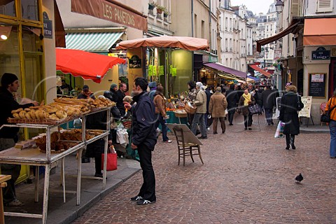 Boulangerie March Mouffetard on Rue Mouffetard   Paris France
