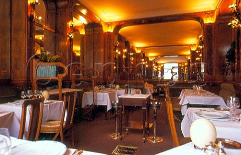 Interior of LucasCarton restaurant   Madeleine Paris France