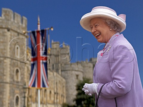 Her Majesty Queen Elizabeth ll at Windsor Castle England UK