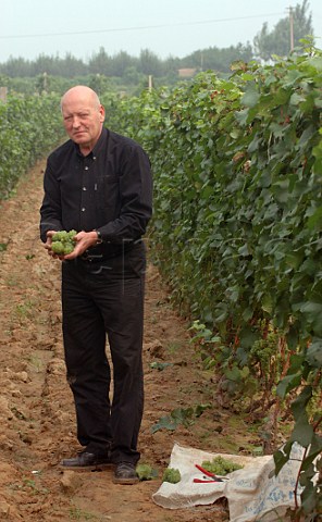 Gerard Colin French winemaker of DBR LafiteCITIC Penglai Shandong China   