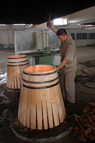 Cooperage of Bodega Langes owned by GernotLanges   Swarovski Changli Hebei province China