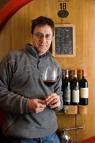 Gianmarco Ghisolfi winemaker of Attilio Ghisolfi   Monforte dAlba Piemonte Italy Barolo