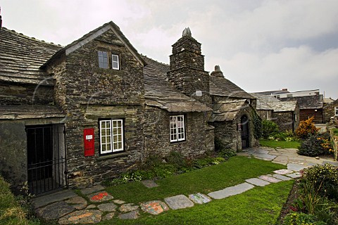 The Old Post Office originally a 14th Century Manor   House Tintagel Cornwall England