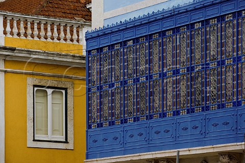 Windows in Bairro Alto Lisbon Portugal