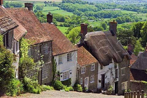Gold Hill Shaftesbury Dorset England