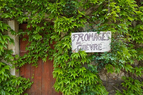 Sign for Chevrerie des HautesCtes in Echevronne Cte dOr France