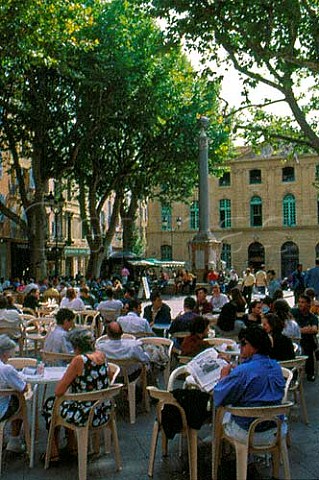 Terrace caf AixenProvence   BouchesduRhne France