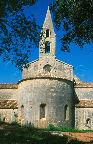 Chevet at rear of Abbaye du Thoronet   Var France