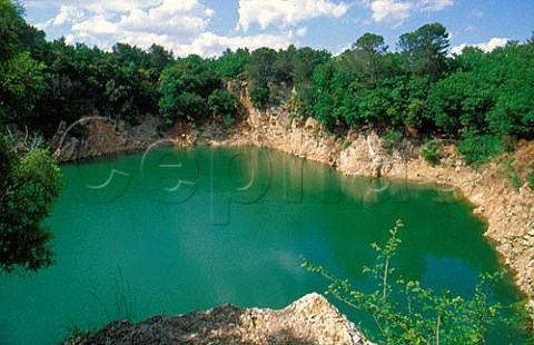 Lac du GrandLaoutien  La Roquebrussanne Var France