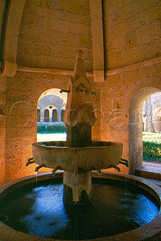 Washing facilities in the Cloisters of   Abbaye du Thoronet Var France