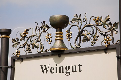 Decorative Weingut sign Graach Schferei Germany    Mosel