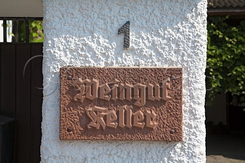 Sign for Weingut Keller FlorsheimDalsheim   Germany  Rheinhessen