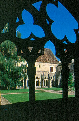 Cloisters at Noirlac Abbey Cher France