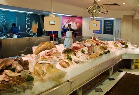 Cephas Picture Library - Asset Details 1207711- Fresh fish counter in ...