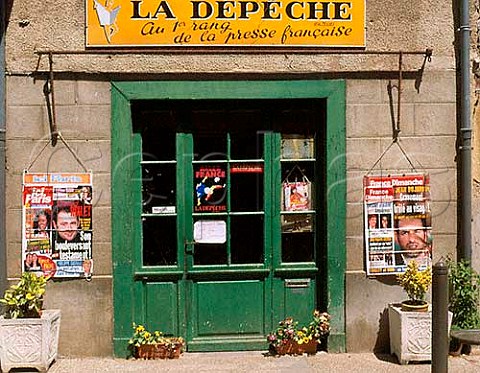 Small shop frontage Simorre Gers MidiPyrnes   France