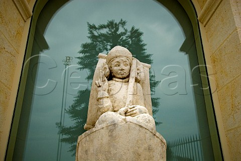 Peter the Apostle statue at Chteau Ptrus Pomerol   Gironde France Pomerol  Bordeaux