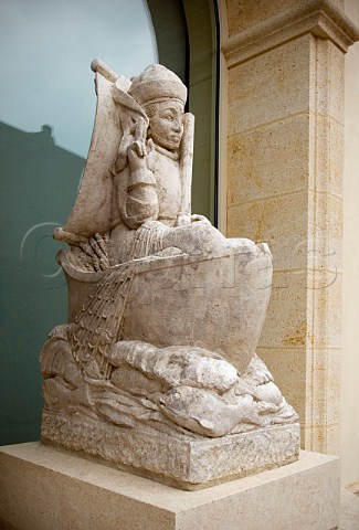 Peter the Apostle statue at Chteau Ptrus Pomerol   Gironde France Pomerol  Bordeaux