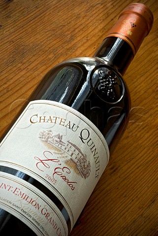 Bottle of Chteau Quinault LEnclos Libourne   Gironde France Saintmilion  Bordeaux